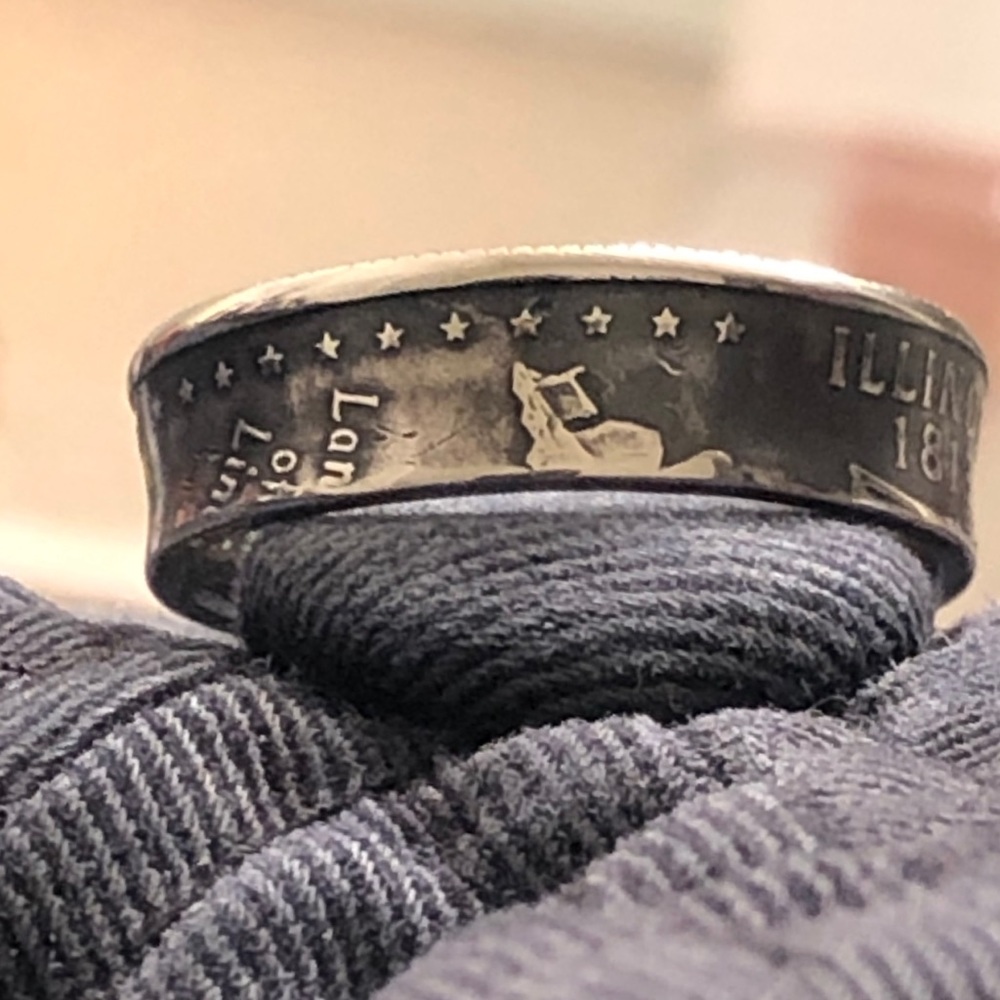 Handmade coin ring - Picture 5 of 8